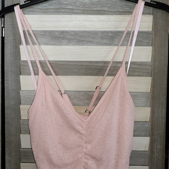 Women's Sleeveless Ruched Front Tiered Dress | Wild Fable | Medium - Picture 2 of 12